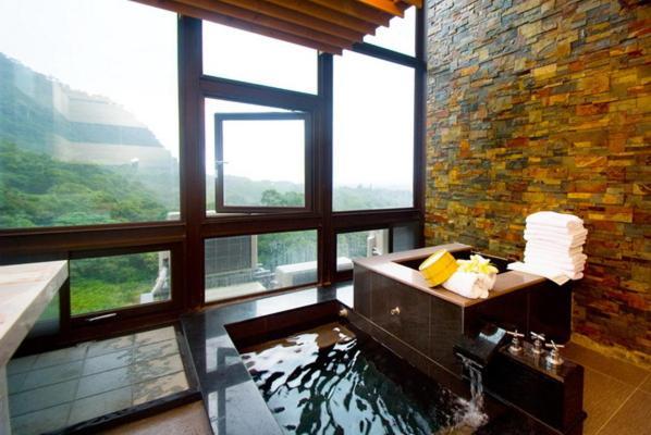 Villa Jiaoxi Guanjinglou Hot Spring Club Exterior foto